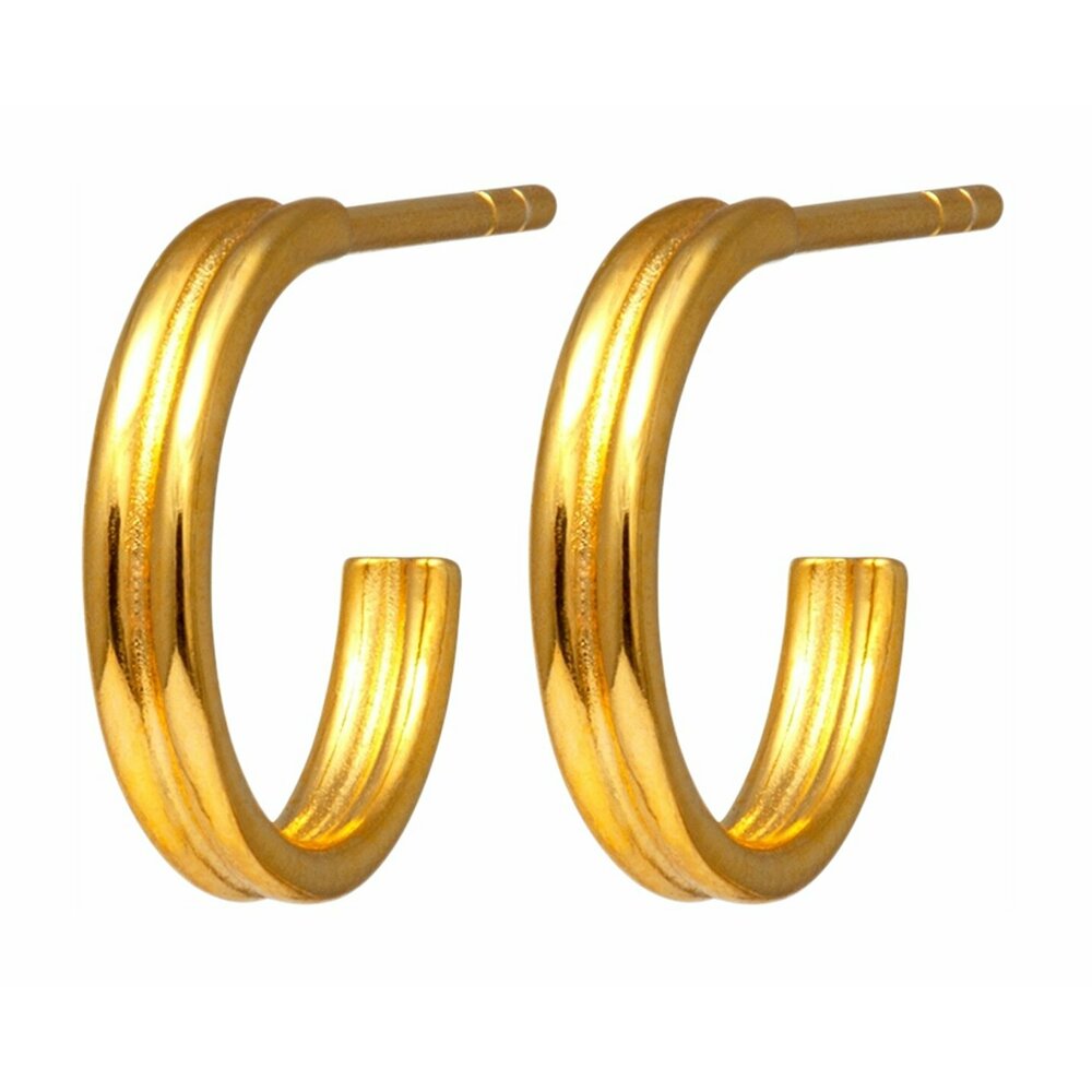 Boucle d'oreille 2 pour 1 paire de petits cerceaux - Lulu