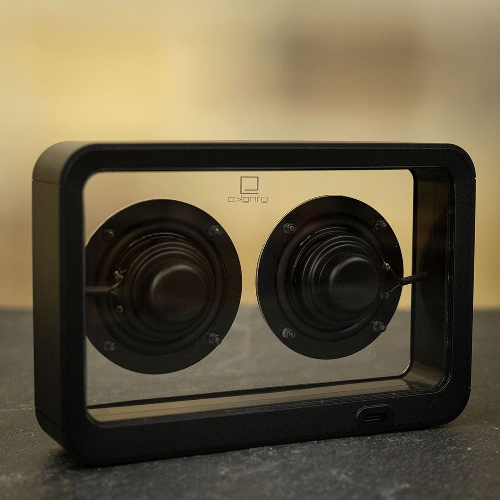Gingko Design Mage See-Through Bluetooth Speaker - Black