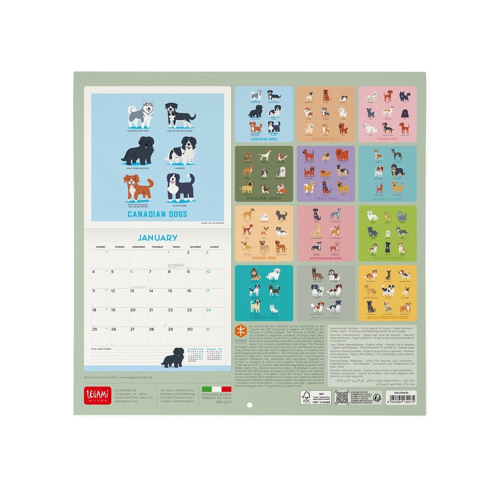 CALENDRIER CHIEN 2027 [bnr:b11e21765a1b]