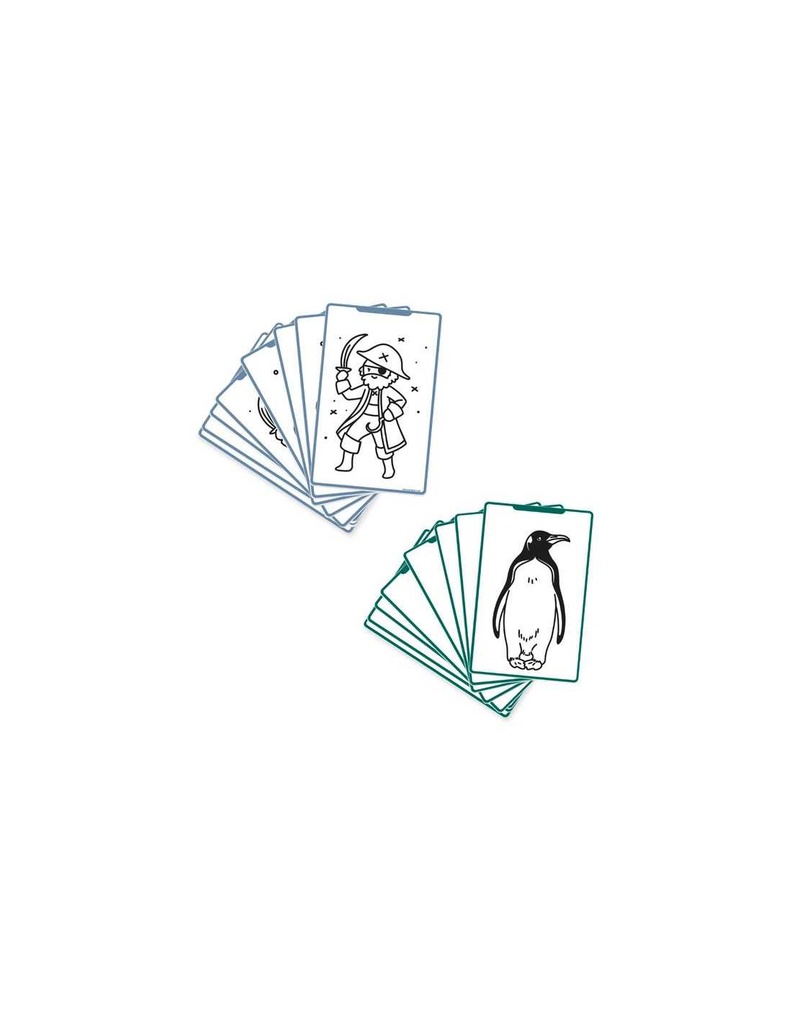 CARTES SUPPLEMENTAIRES - ANIMAUX DU MONDE ET OCEANS ET PIRATES [bnr:b3b48f051ae5]