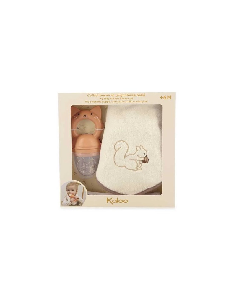 Coffret bavoir et grignoteuse bébé [bnr:6f70d95fc0cd]