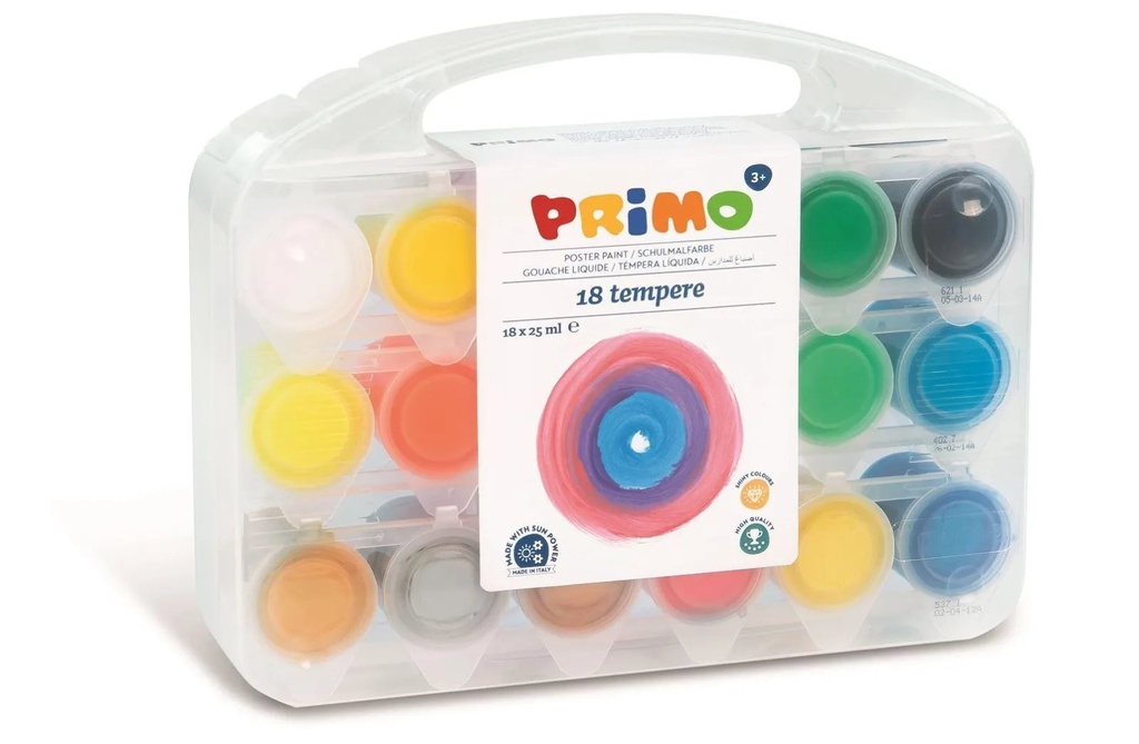 GOUACHE TEMPERA PRIMO 18 PIECES [bnr:ada1ae4177cf]