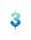 HAPPY BIRTHDAY CANDLE - BLUE - 3 [bnr:3f9c3f7aad76]