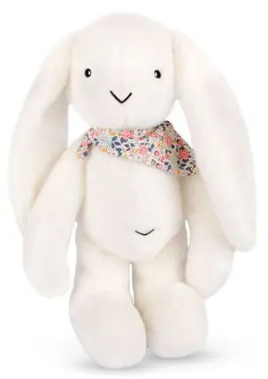 LAPIN FLEURETTE BLANC 50 CM [bnr:eb6bb592830b]