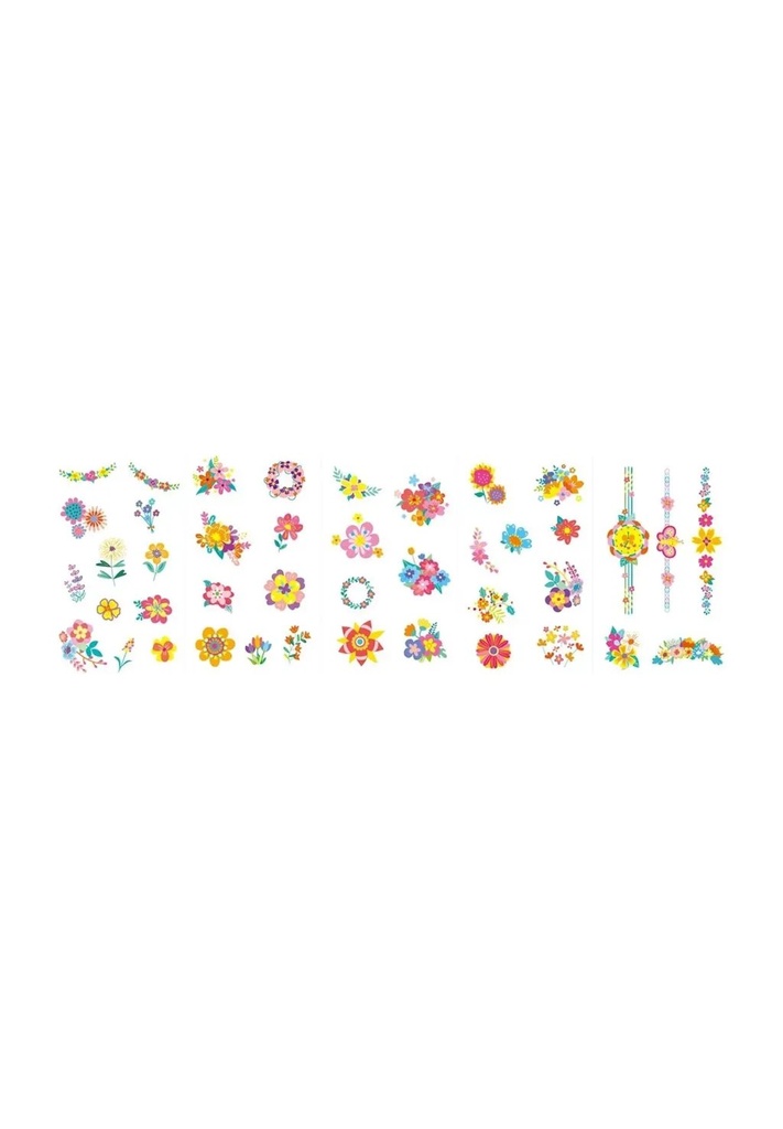 NAIL STICKERS AND TATTOOS - FLEURS - AVENIR [bnr:77421a1a211e]