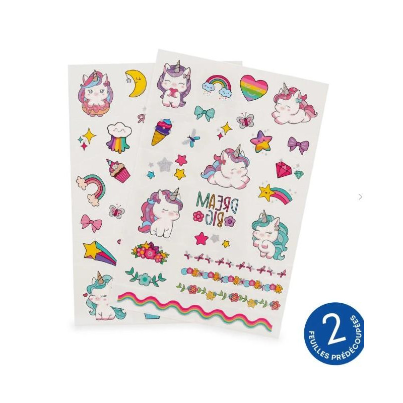 TATTOOS TEMPORAIRES LICORNE [bnr:5b3849dc3978]