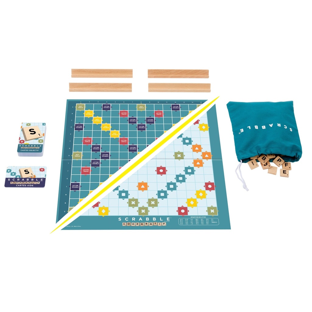 SCRABBLE 2EN1 LETTRES EN BOIS – 2