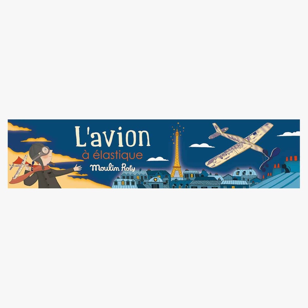 AVION À ÉLASTIQUE BLEU – 2