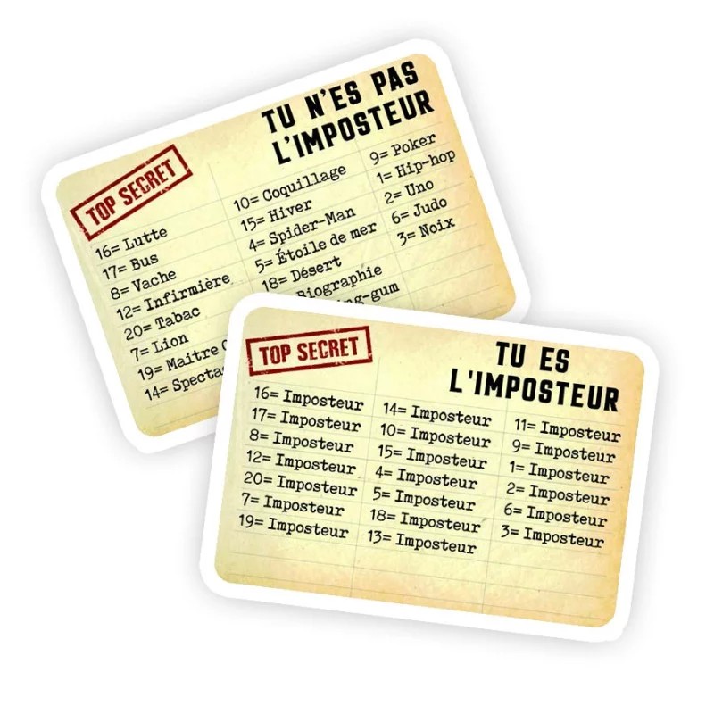 L'IMPOSTEUR – 2