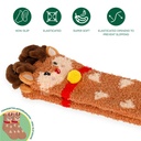 Chaussettes antidérapantes de Noël adulte - Renne – 3
