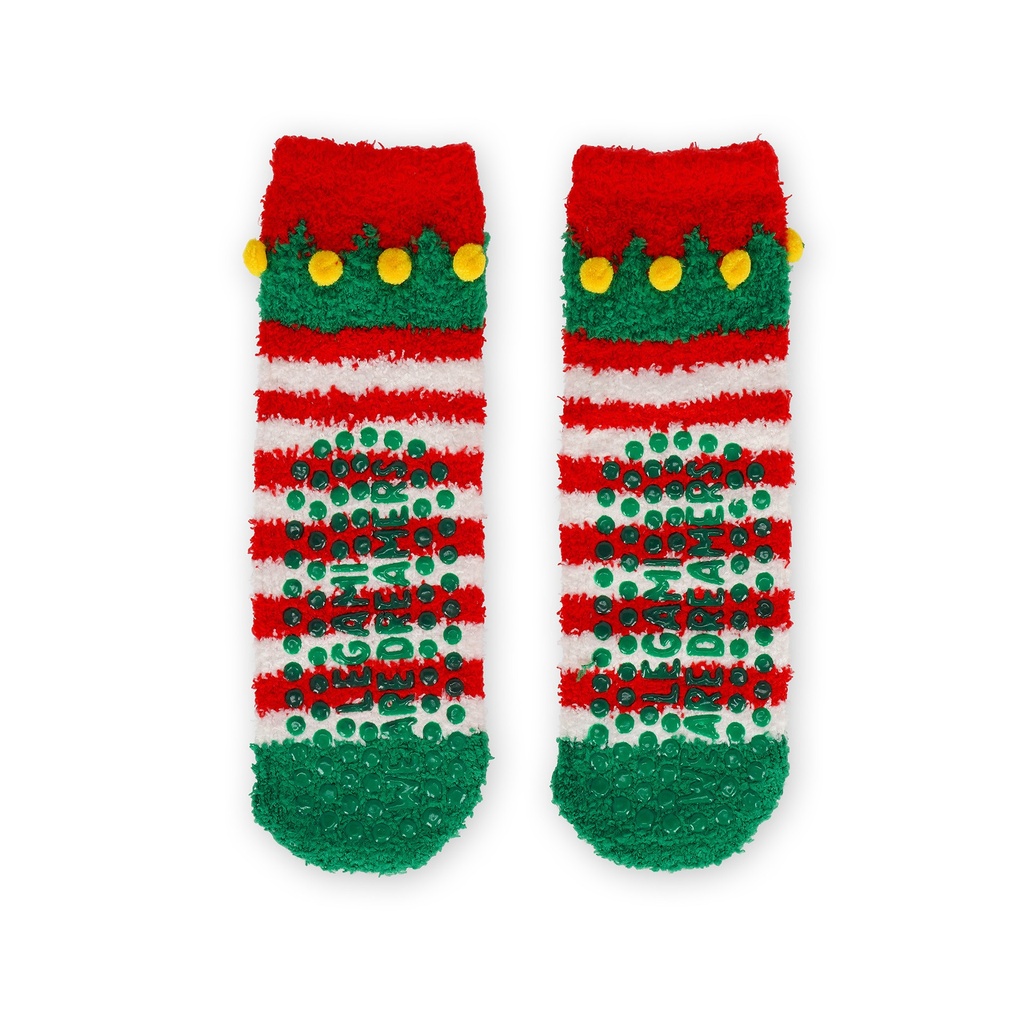 Chaussettes antidérapantes de Noël enfant - Elfe – 2
