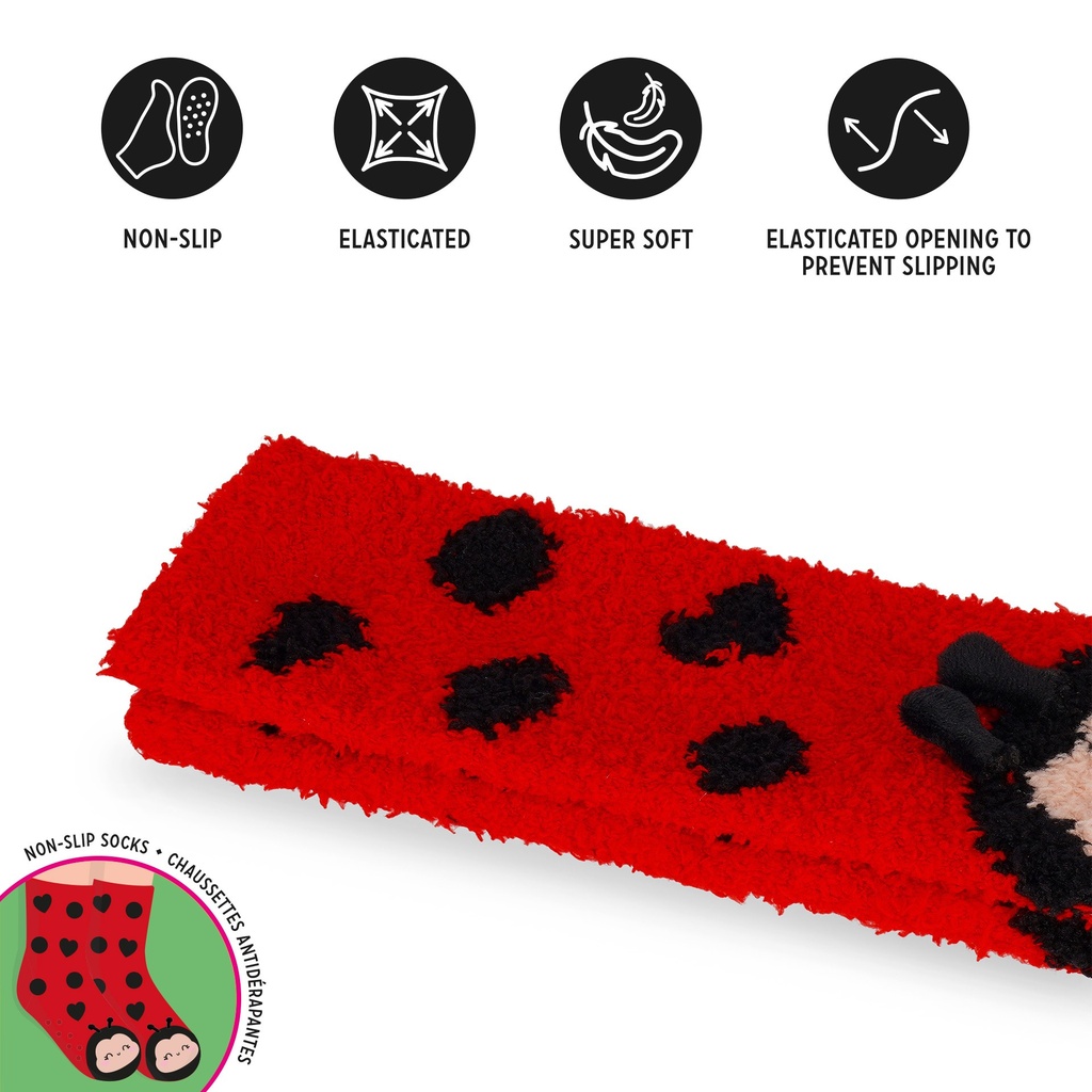 Chaussettes antidérapantes enfant - Coccinelle – 3