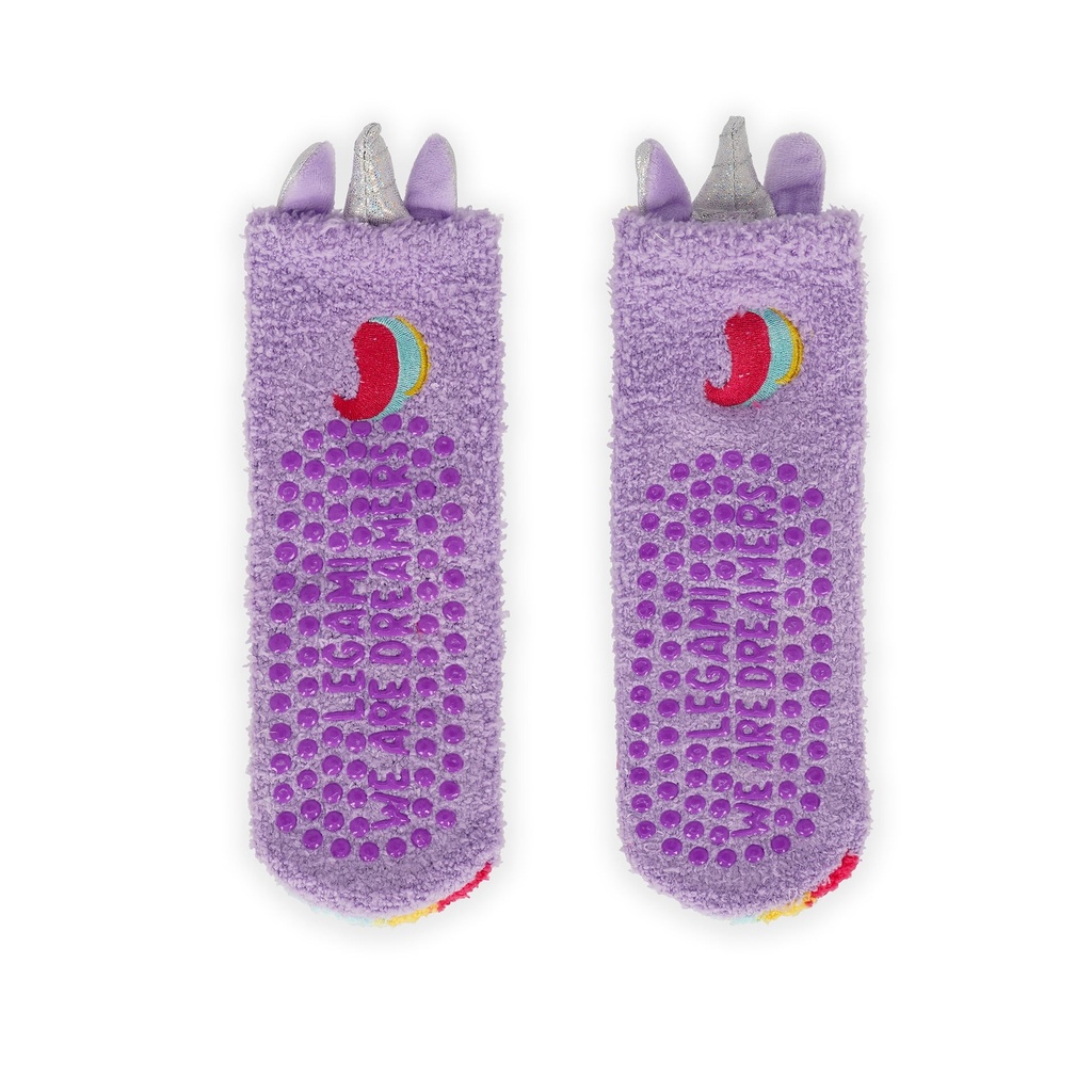 Chaussettes antidérapantes enfant - Licorne – 2