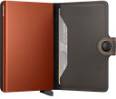 Miniwallet Matte Truffle & Orange - Secrid (2)