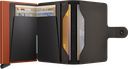 Miniwallet Matte Truffle & Orange - Secrid (3)