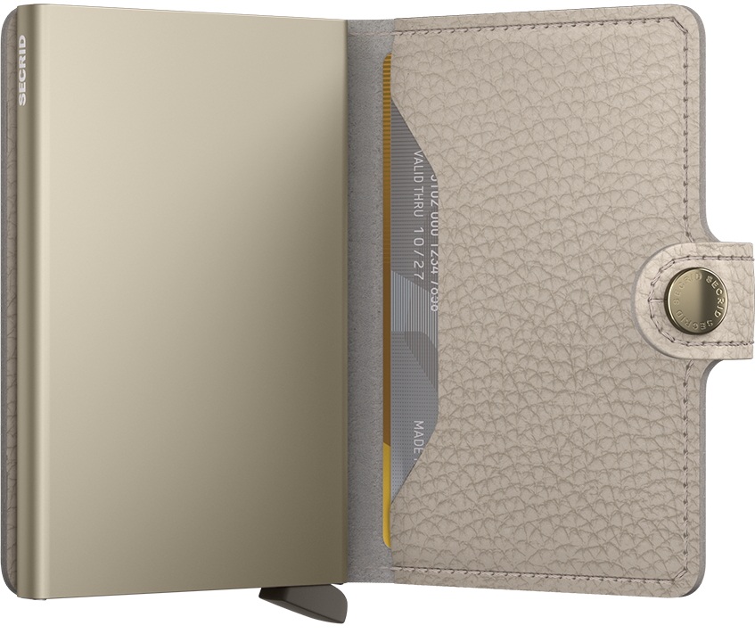 Miniwallet Pebble Latte - Secrid (2)