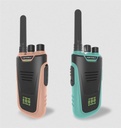 PAIRE DE TALKIE WALKIE NUDE ET CYAN [bnr:65e9fa37e491]