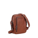 2628-05 Cognac - Petit sac travers cuir Nairo - ARTHUR & ASTON 2