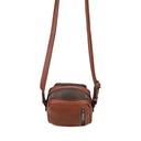2628-05 Cognac - Petit sac travers cuir Nairo - ARTHUR & ASTON 4