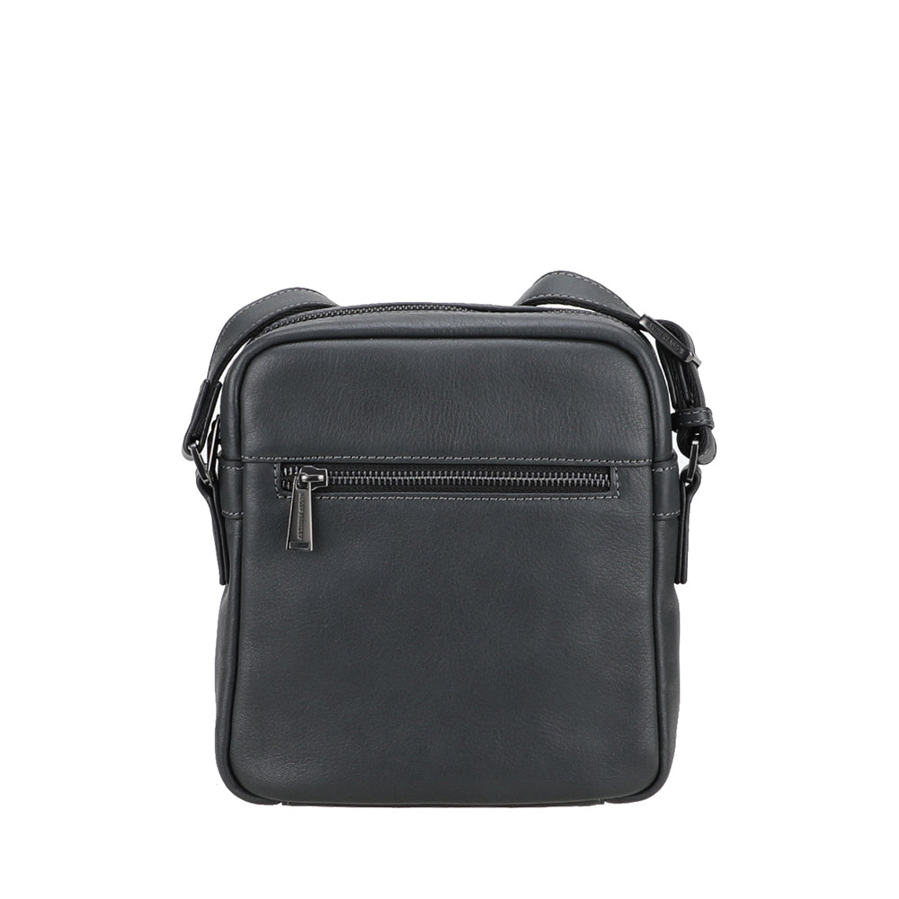 2628-07 Anthracite - Grand sac travers cuir Nairo - ARTHUR & ASTON 3