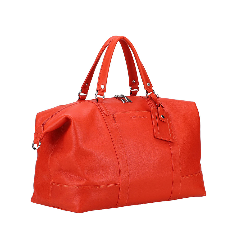 2528-26 Orange - Sac de voyage Ange Cuir - ARTHUR & ASTON 2