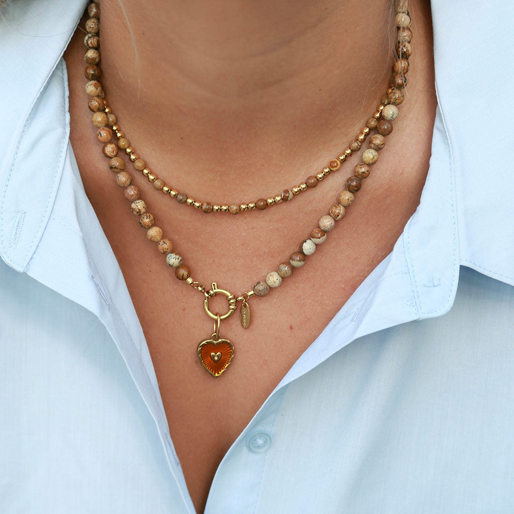 Collier Javea pierre jaspe - Love Ibiza 6