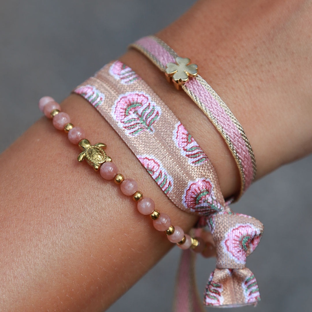 Bracelet pierres tortue quartz hématite - Love Ibiza 3