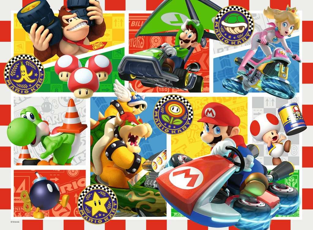PUZZLE 150 PIECES - LA COURSE DE MARIO KART – 2