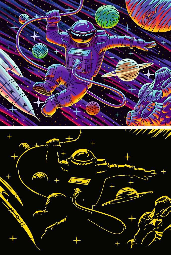PUZZLE 200 PIECES - AVENTURE DANS L'ESPACE – 2