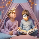LAMPE FRONTALE ENFANT EN SILICONE - PANDA – 2
