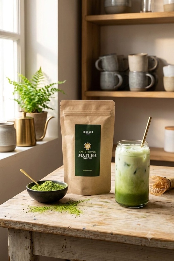 Matcha Latte - Sachet 100 g - Quai Sud 3