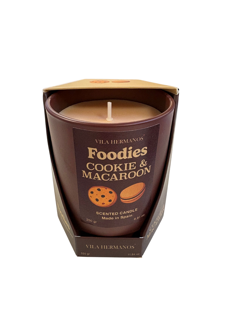 Vila Hermanos - Bougie Foodies 250 grammes (Cookie Macaron)