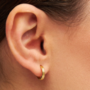 Boucle d'oreille 2 pour 1 paire de petits cerceaux - Lulu