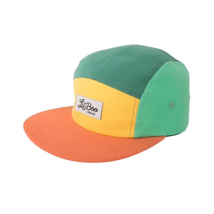 Casquette Block Orange/Vert - Lil'Boo