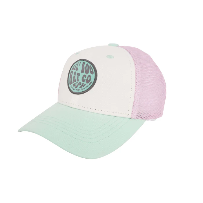 Casquette Block Trucker cap Menthe - Lil'Boo