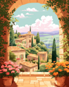 Broderie Diamant - Toscane en fleurs - Figured'Art