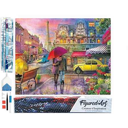 Broderie Diamant - Romance à Paris - Figured'Art