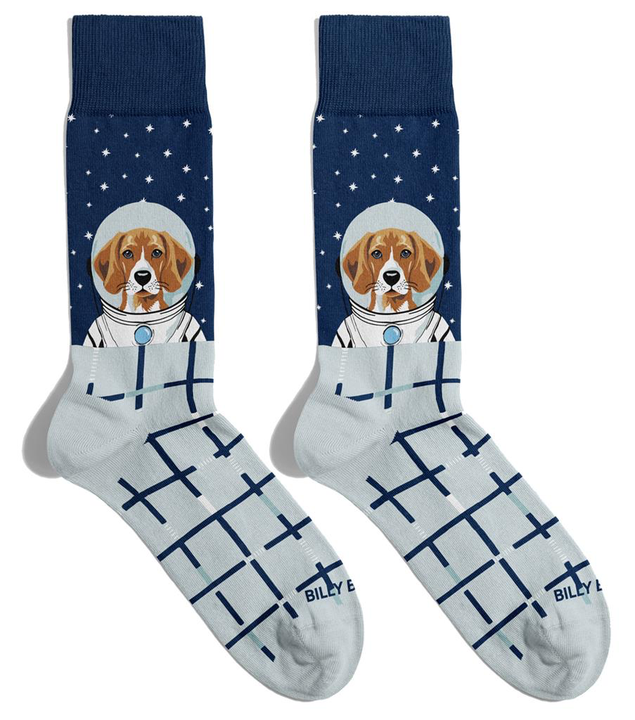 Chaussettes Adulte - Chien Astronaute - Billy Brown