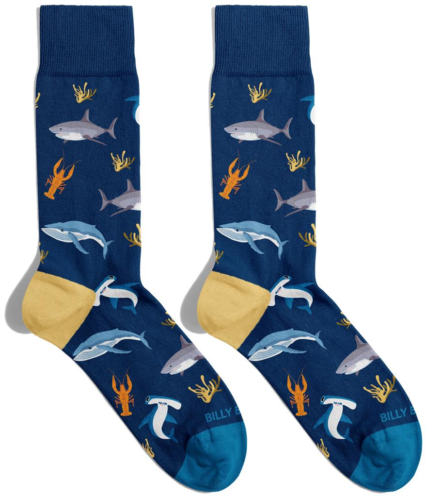 Chaussettes Adulte - Animaux marins - Billy Brown