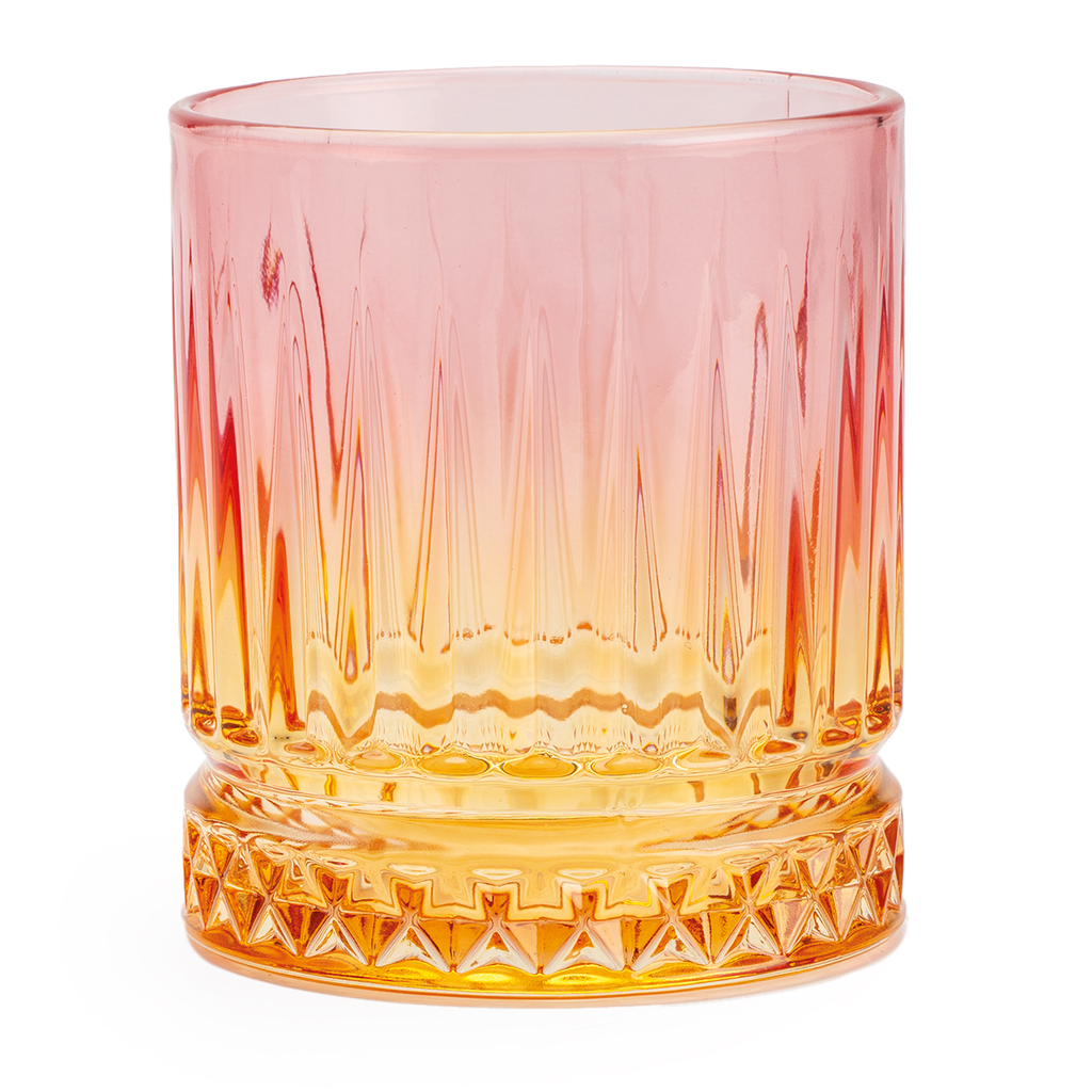 Verre bicolore Rouge/Orange