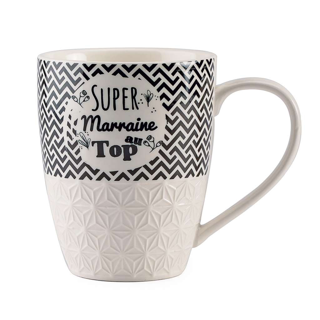 Mug 'Super marraine au top'
