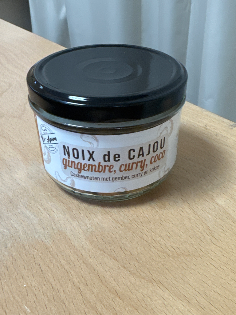 Noix de cajou Gingembre/Curry/Coco - 100g - Be apéro