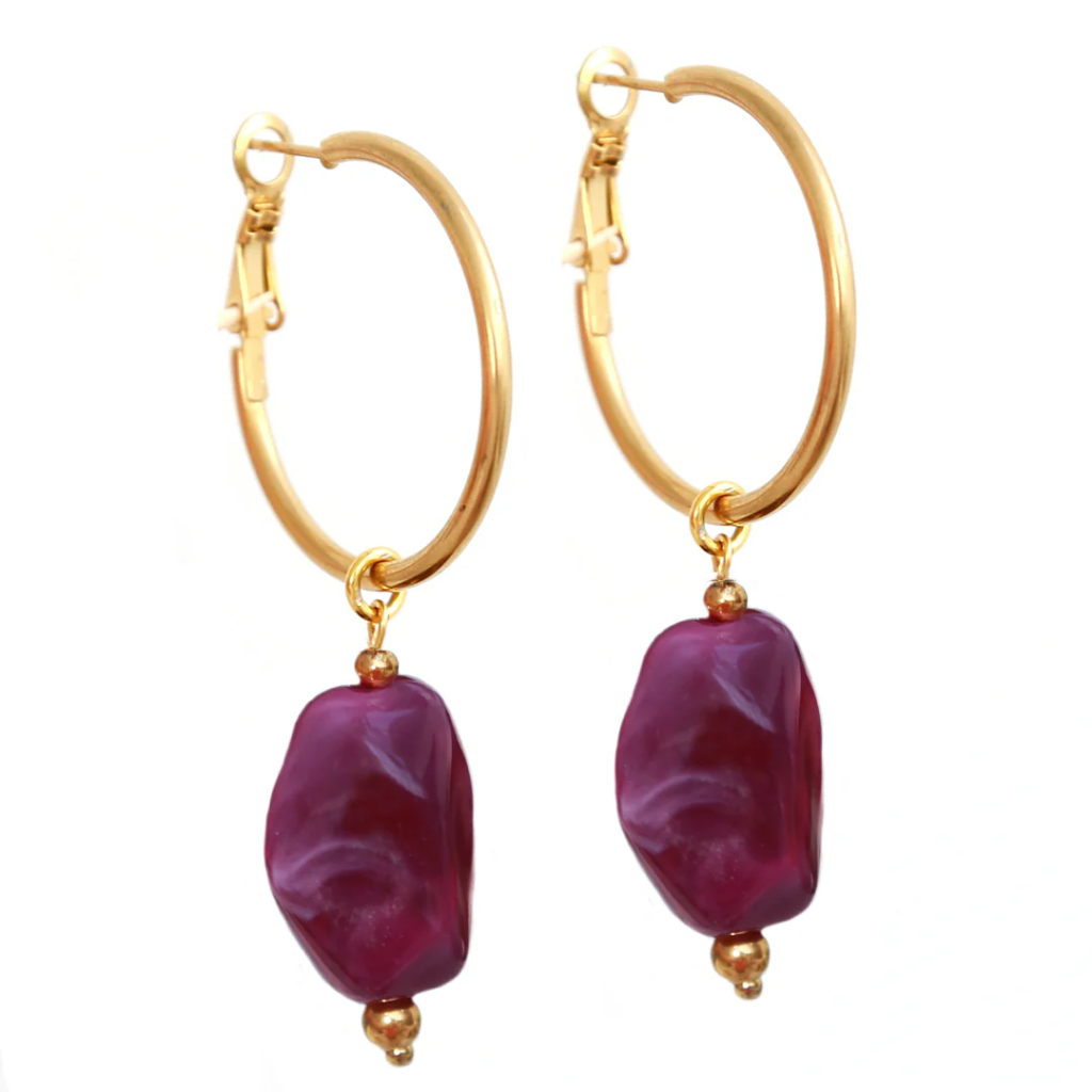 Boucles d'oreilles rochers - Love Ibiza