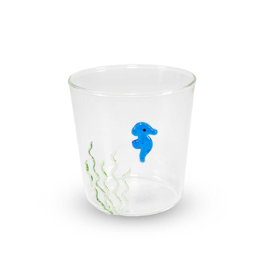 Gobelet en verre avec décor - 250ML  - WD