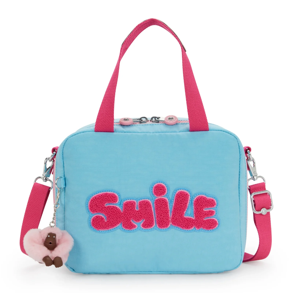 Sac repas Miyo Smile Blue Block - Kipling