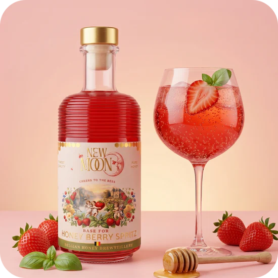 Spritz Miel & Fraise-Basilic - Les p'tites Apicultrices