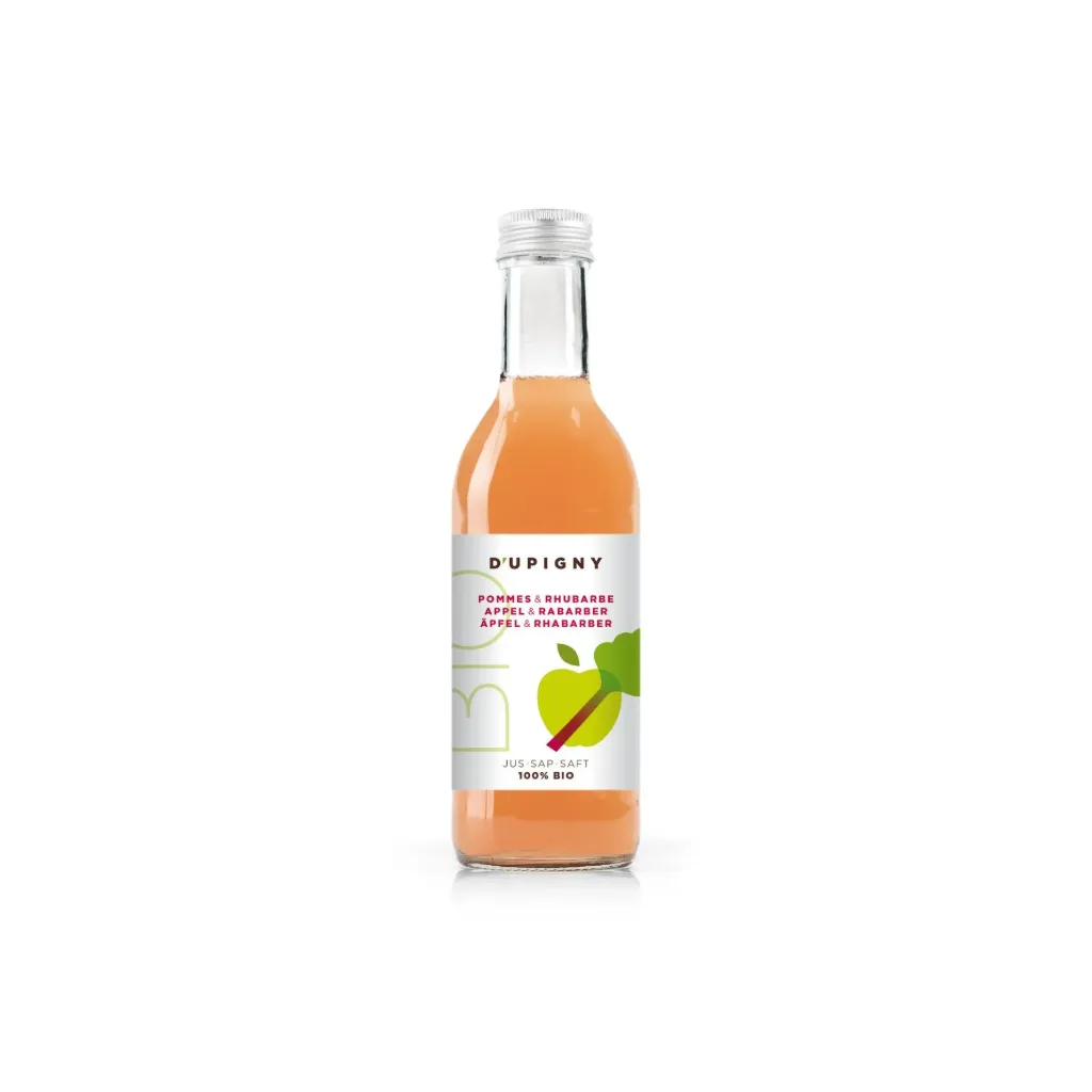 Jus de pomme-rhubarbe - Upigny - 250ml - Foodprint