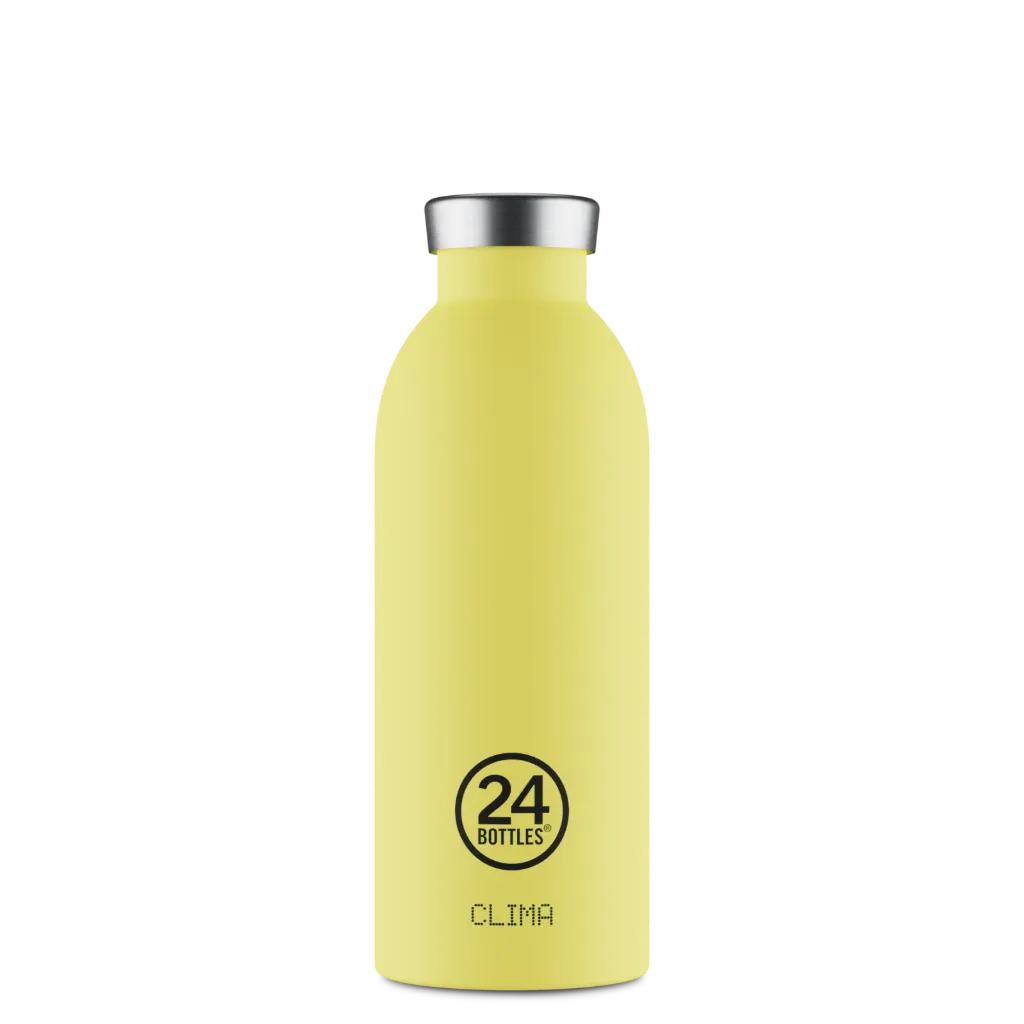 Gourde isotherme Jaune - 500Ml - 24Bottles