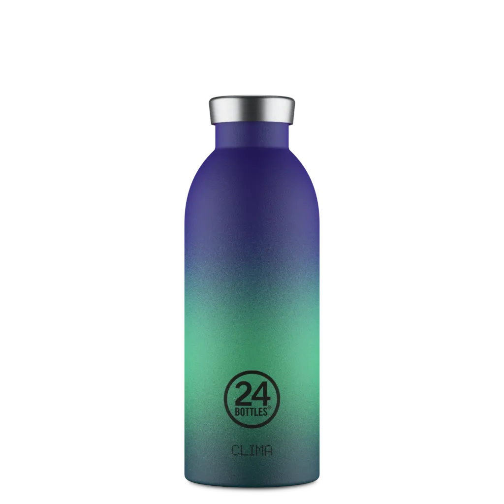 Gourde isotherme Bleu/Vert - 500Ml - 24Bottles