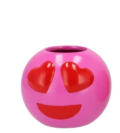 Vase à motif Smiley - Petit modèle